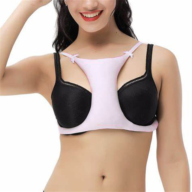 Pillow to support breast pad for bra to prevent wrinkles in the chest