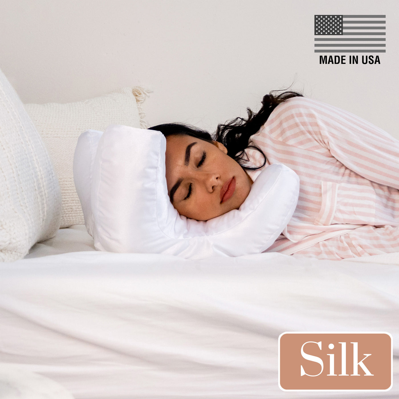 NEW Flawless Face Pillow Cloud + FREE Premium White Silk Pillowcase