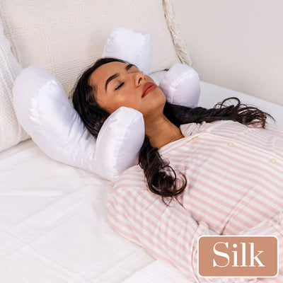 NEW Flawless Face Pillow Cloud + FREE Premium White Silk Pillowcase