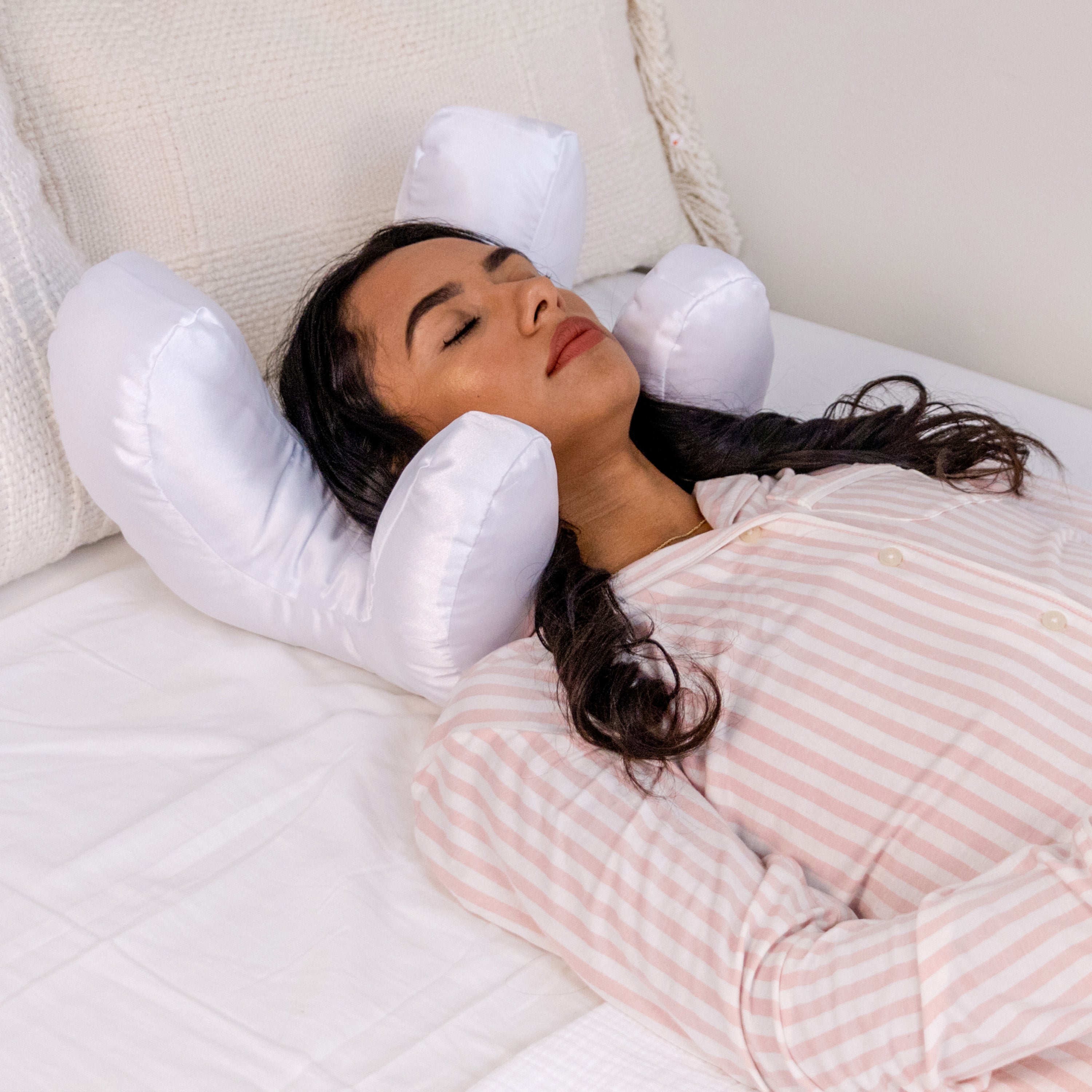 sleep wrinkles facial compression pillow
